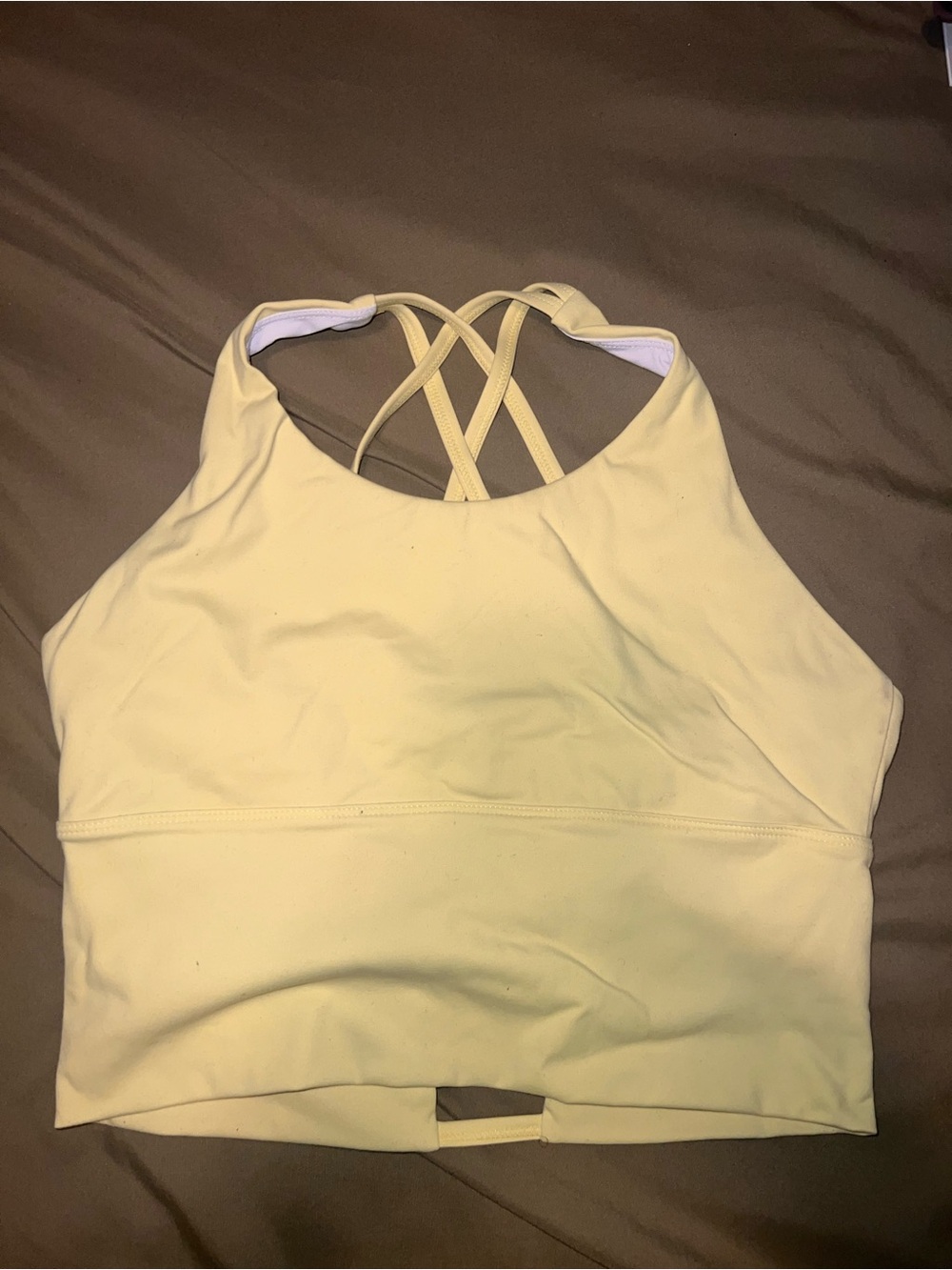 NVGTN Pastel Yellow Matrix Bra